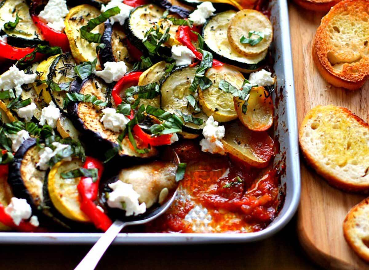 sheet pan ratatouille