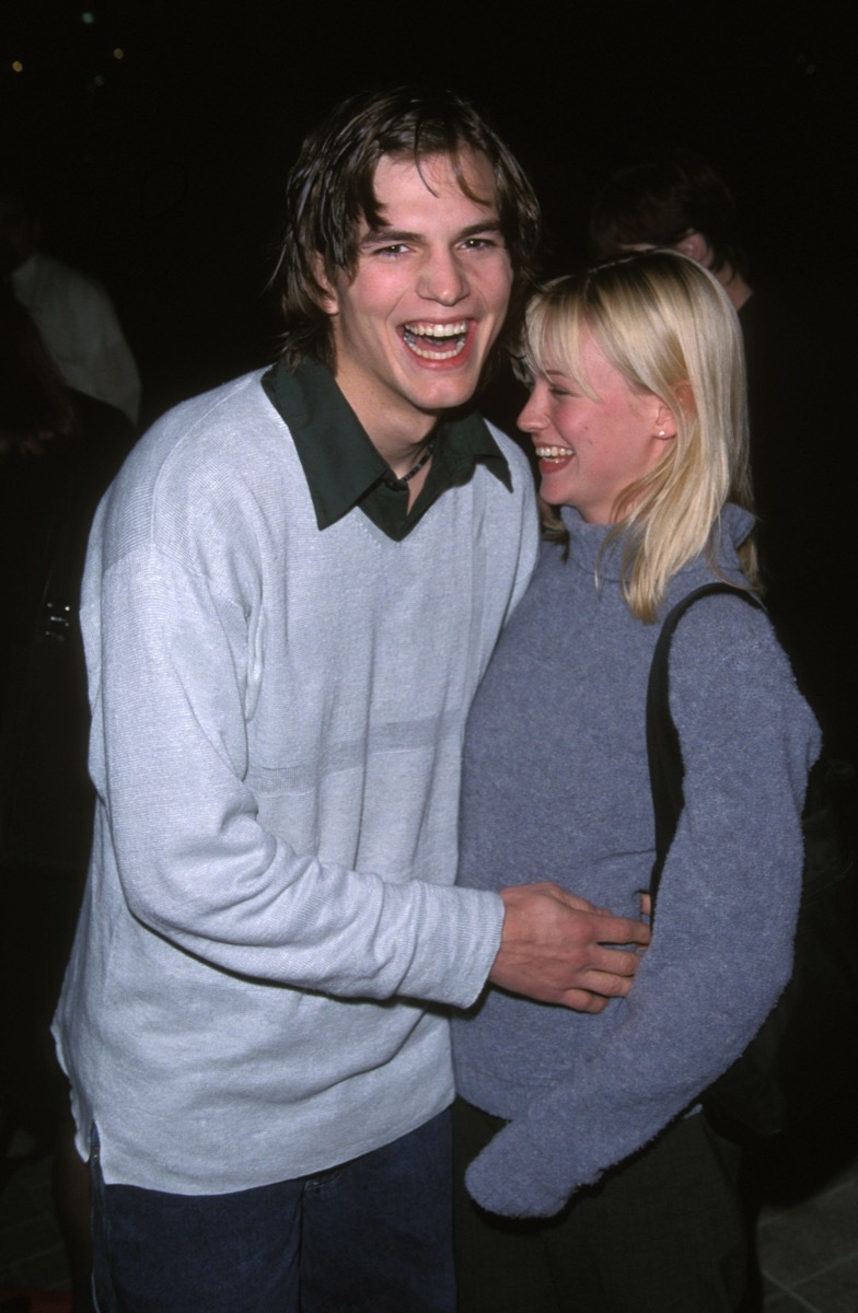 Ashton Kutcher and January Jones