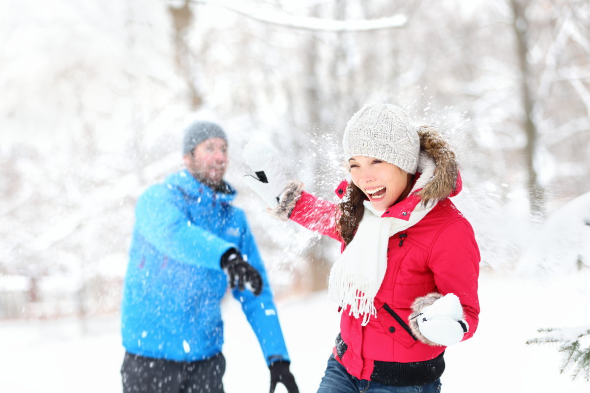 Playing in the Snow