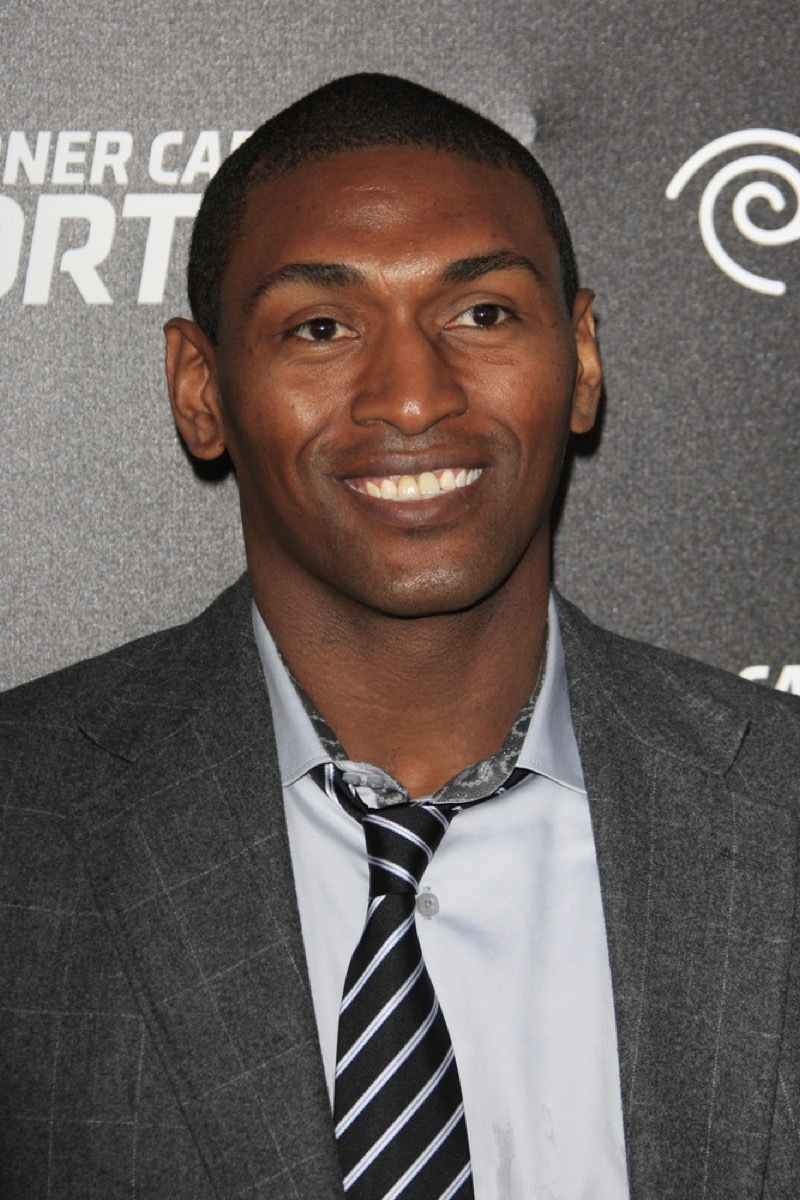 metta world peace on the red carpet