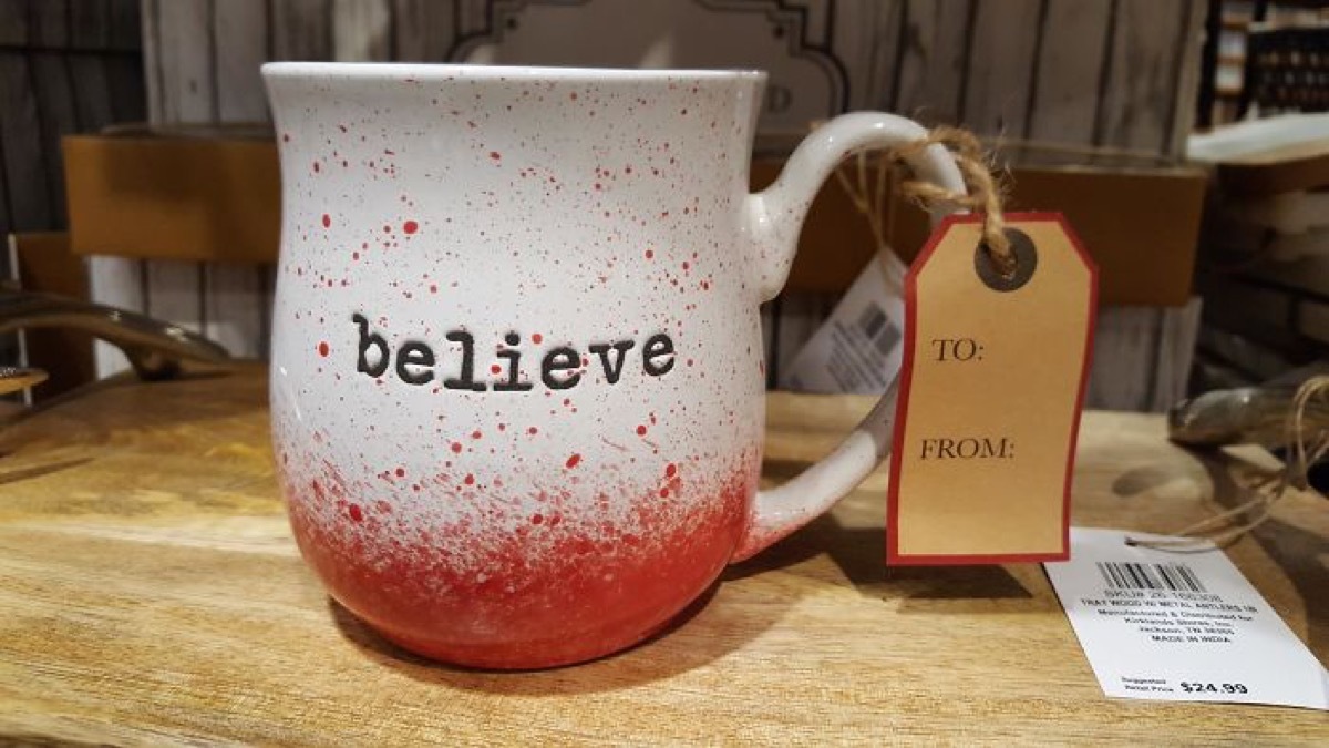 Ominous Christmas mug christmas fails