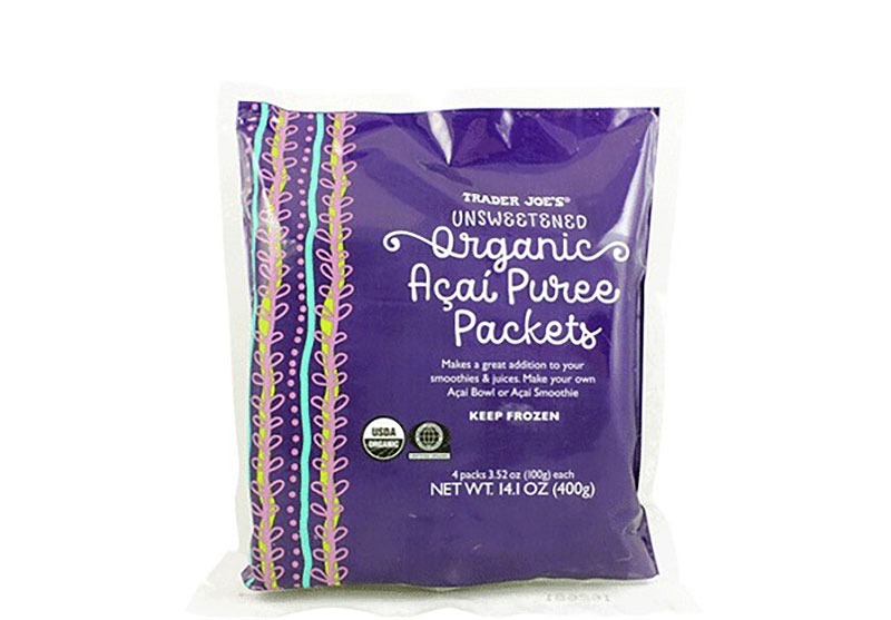 trader joes organic acai puree packets - best trader joe's frozen meals