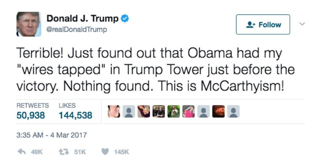 trump's tweets covfefe