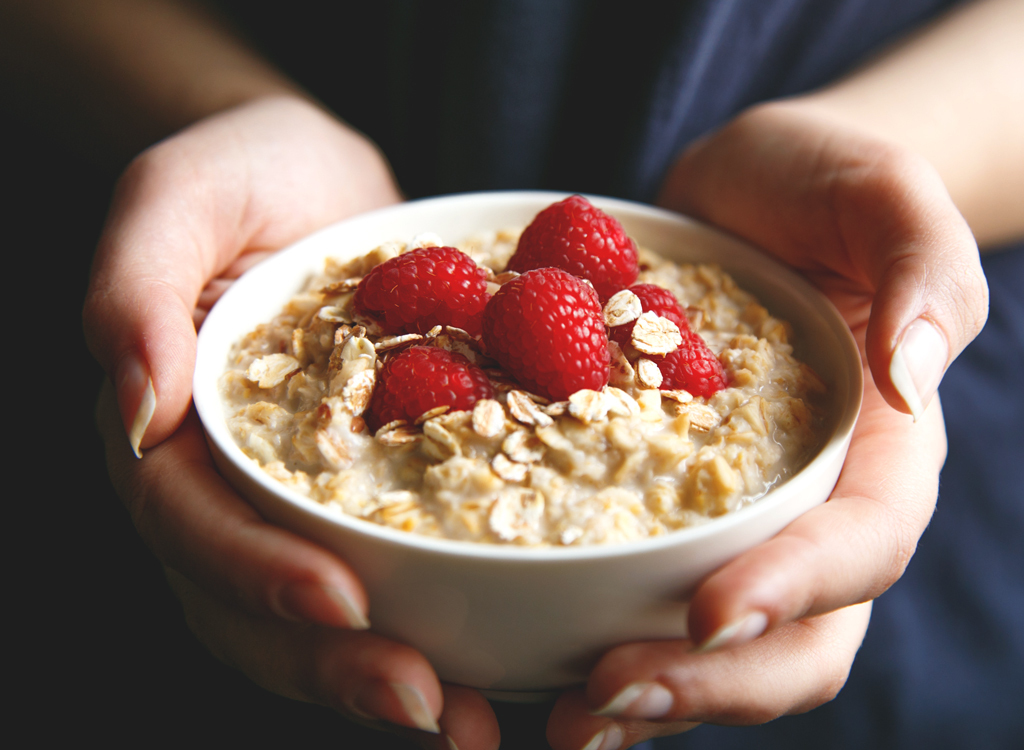 Oatmeal raspberries