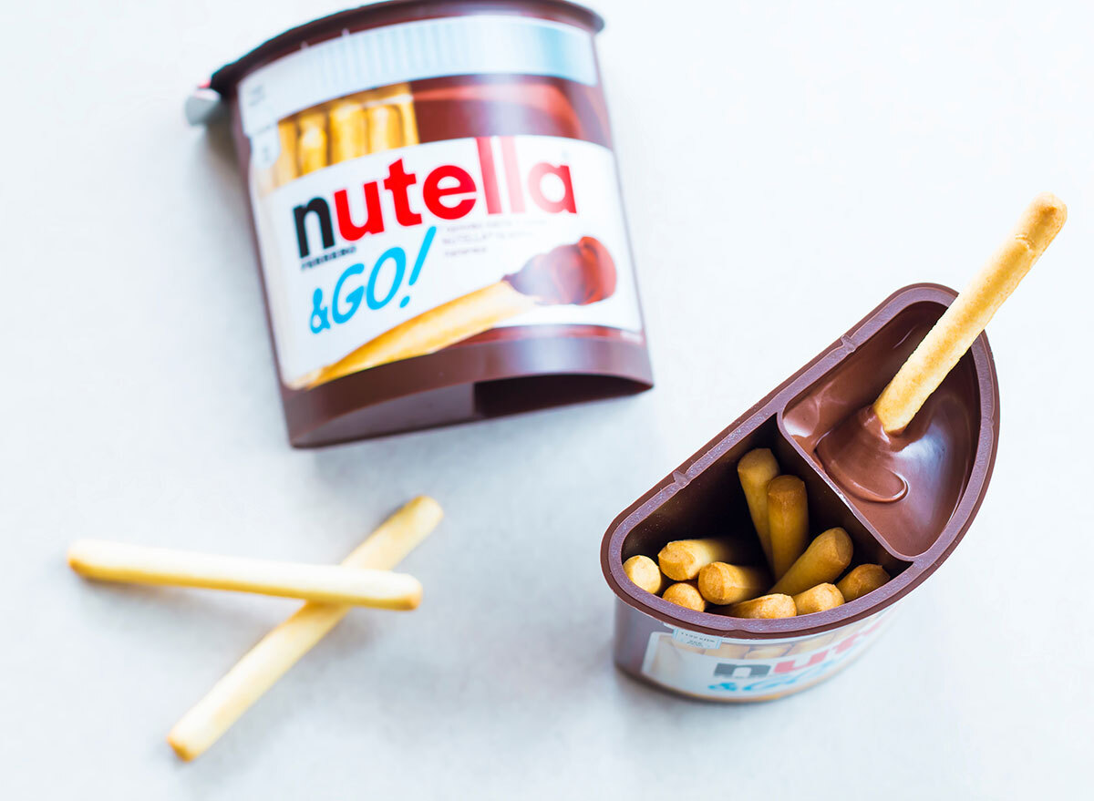 nutella and go container