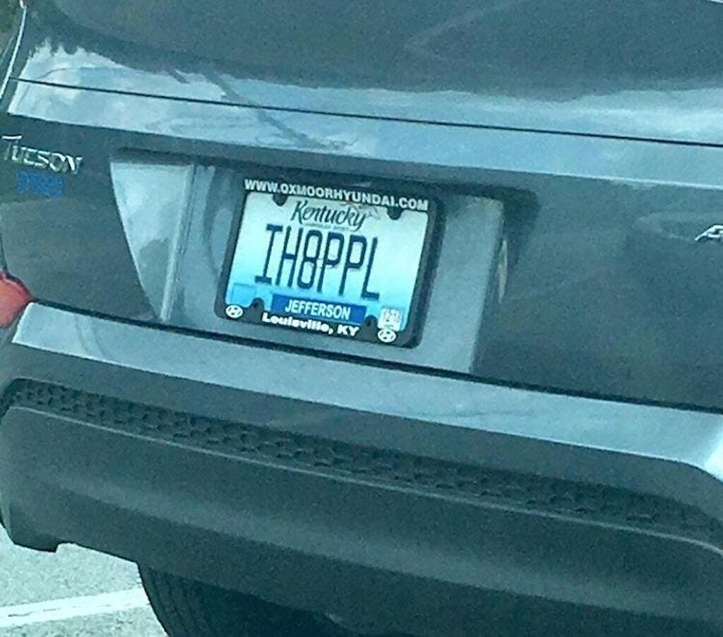 VANITY PLATES