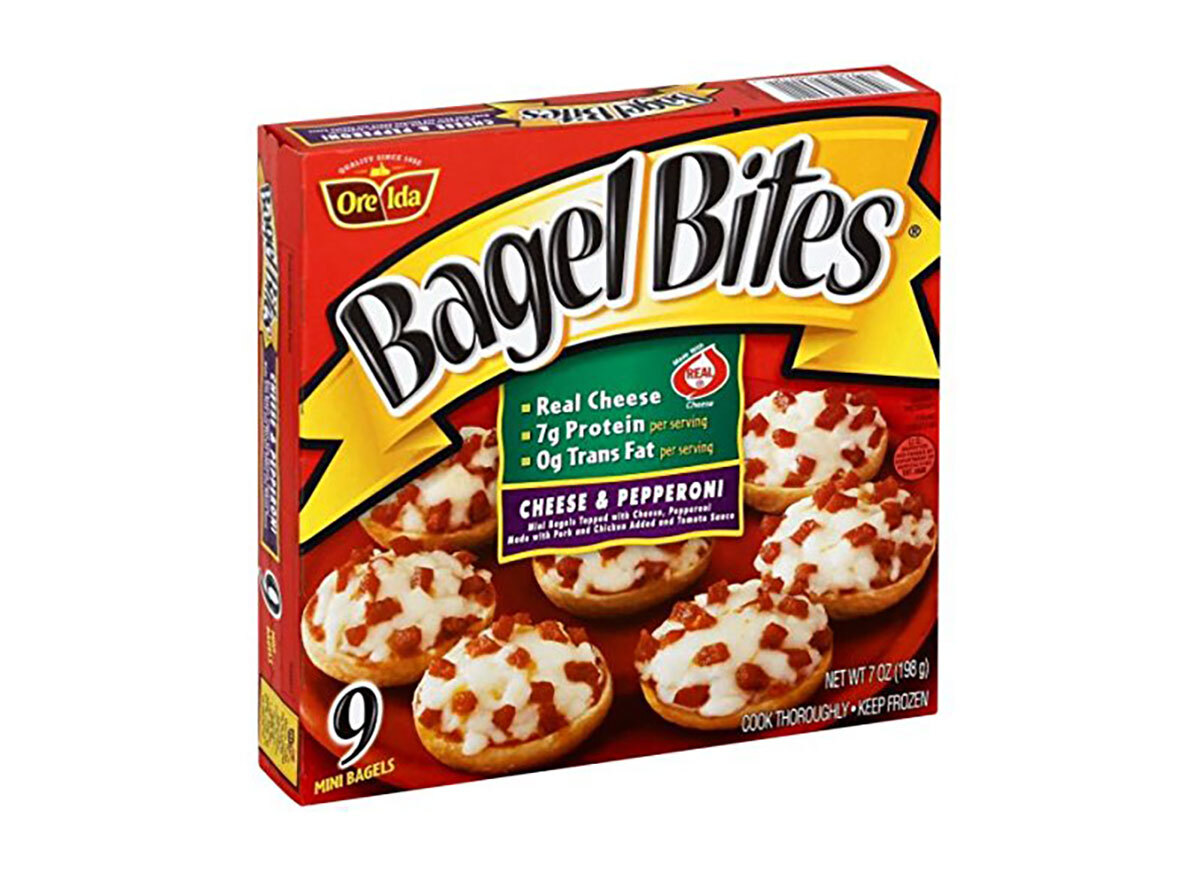 box of bagel bites