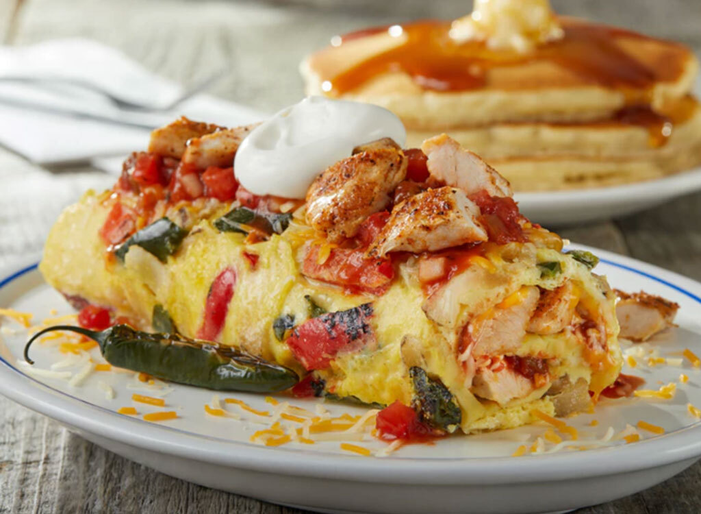 IHOP chicken fajita omelet