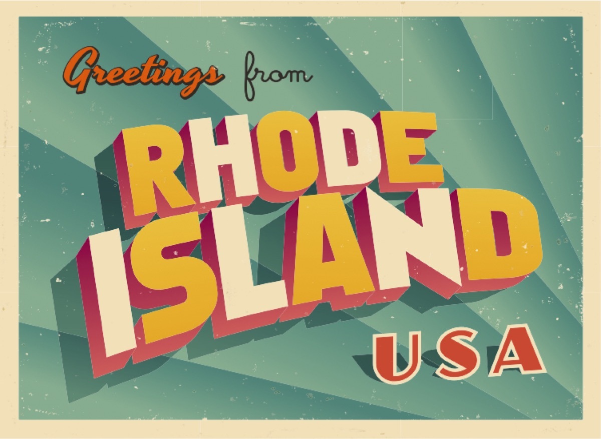 rhode island postcard famous state statues