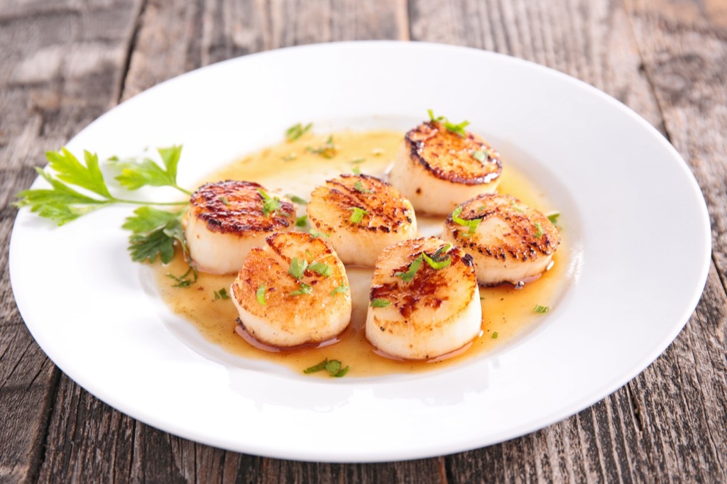 scallops foodie slang