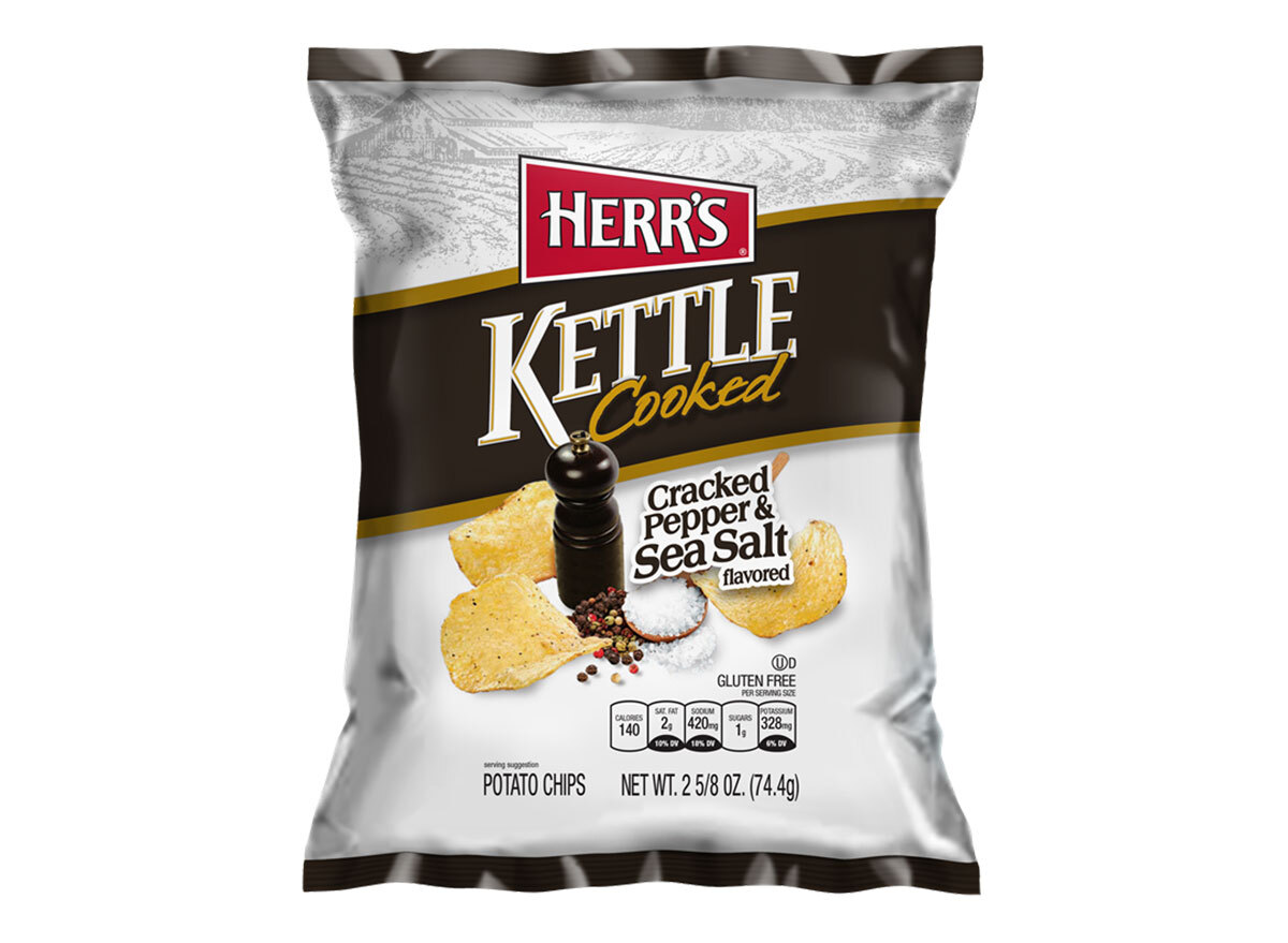 herrs kettle cooked salt pepper