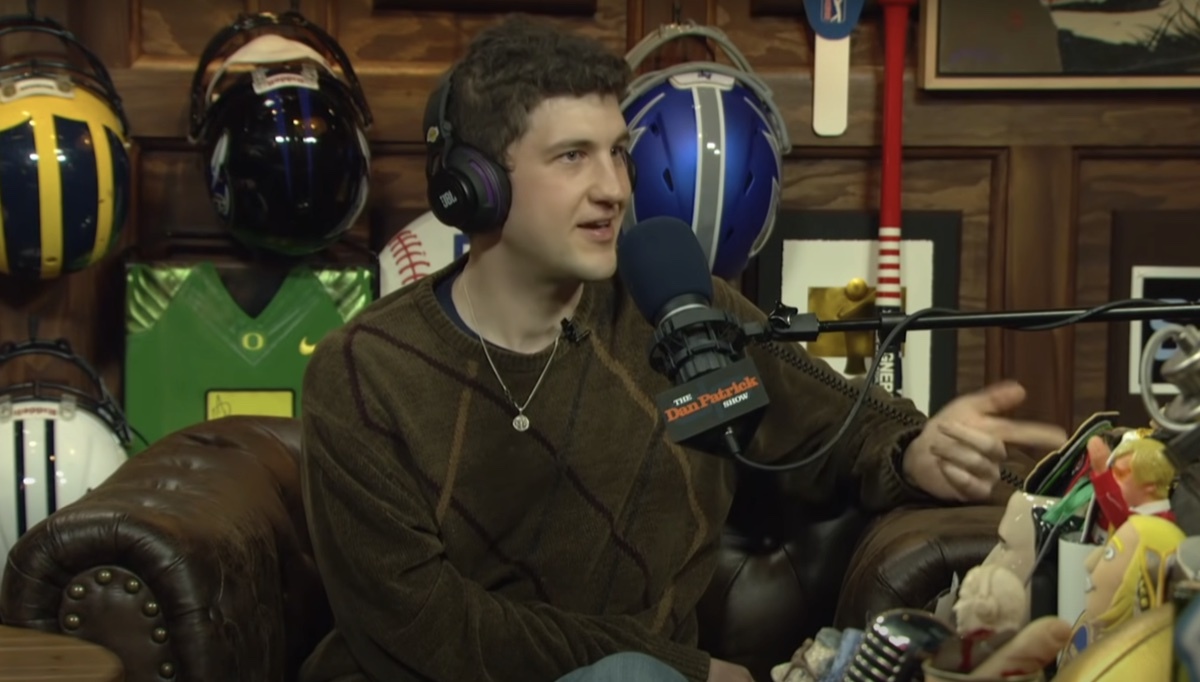 Matt Amodio on The Dan Patrick Show in 2021