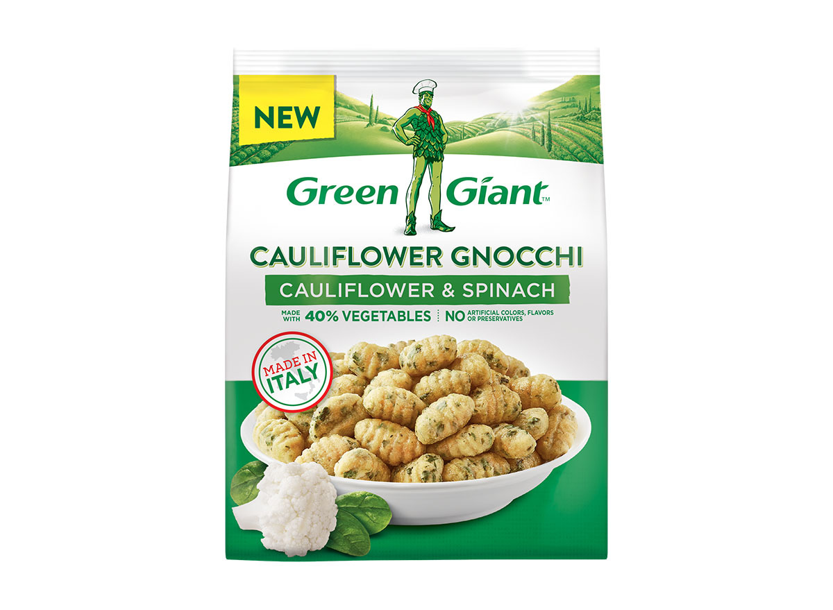 green giant cauliflower spinach gnocchi