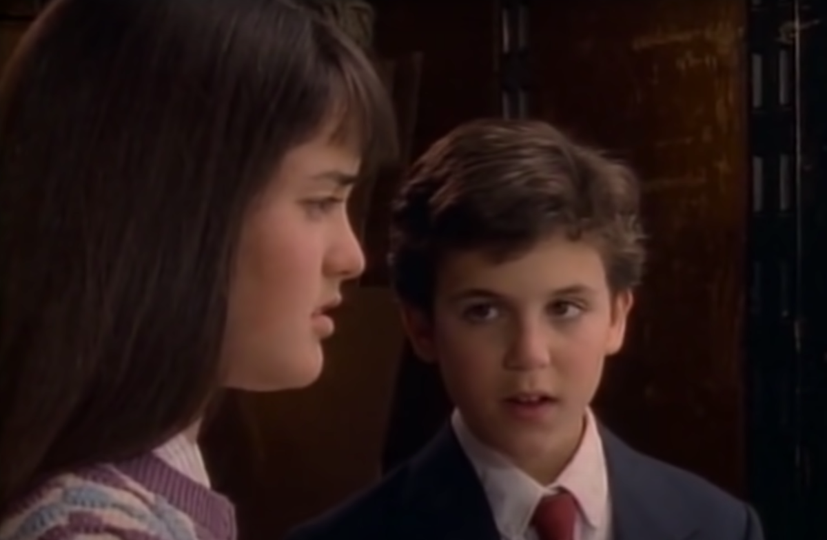 Danica McKellar and Fred Savage in 