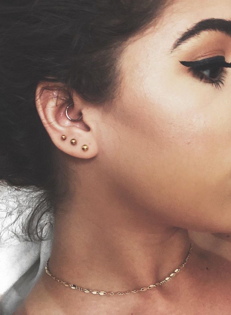 Seamless hoop piercing | The Daith Piercing: 8 Facts That Will Make You Want To Get One | Her Beauty