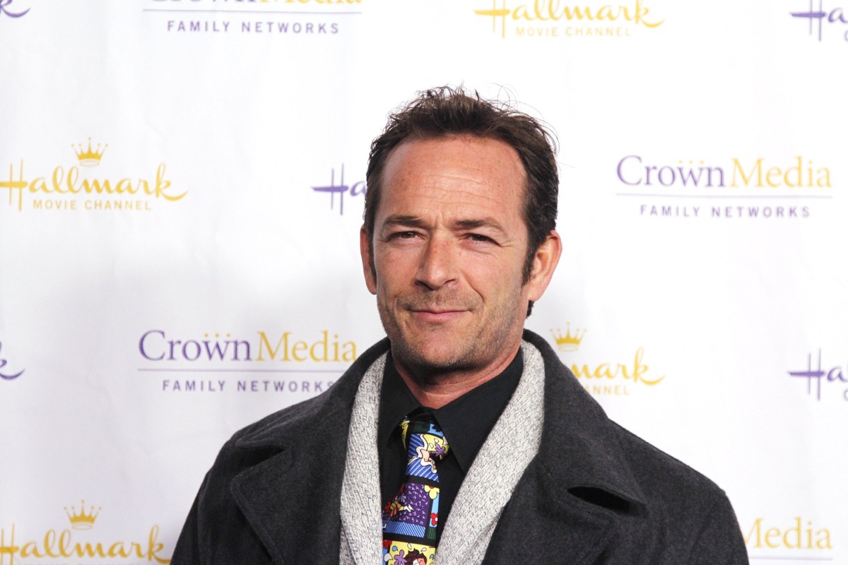 Luke Perry at the Hallmark Channel Winter TCA Press Gala in 2013