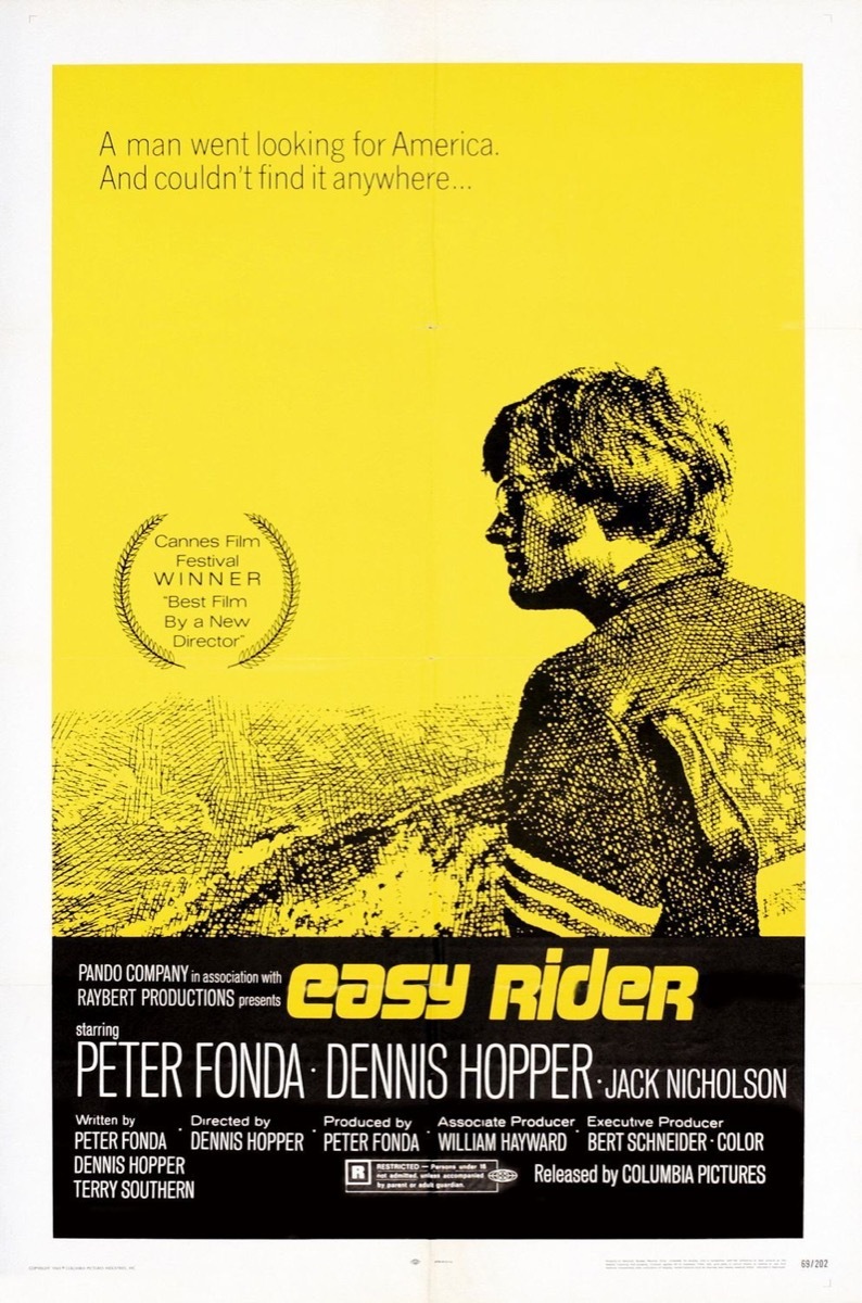 Easy Rider Movie Poster {Happy Alternate Movie Ending}