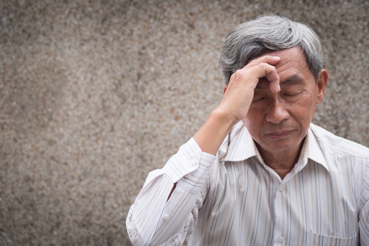 older man sitting on a bench, sleepy and tired, things you shouldn't say about someone's body