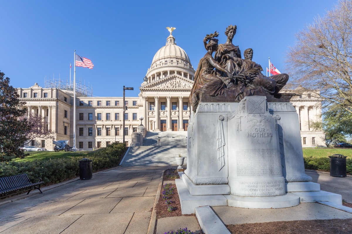 Jackson, Mississippi state capital