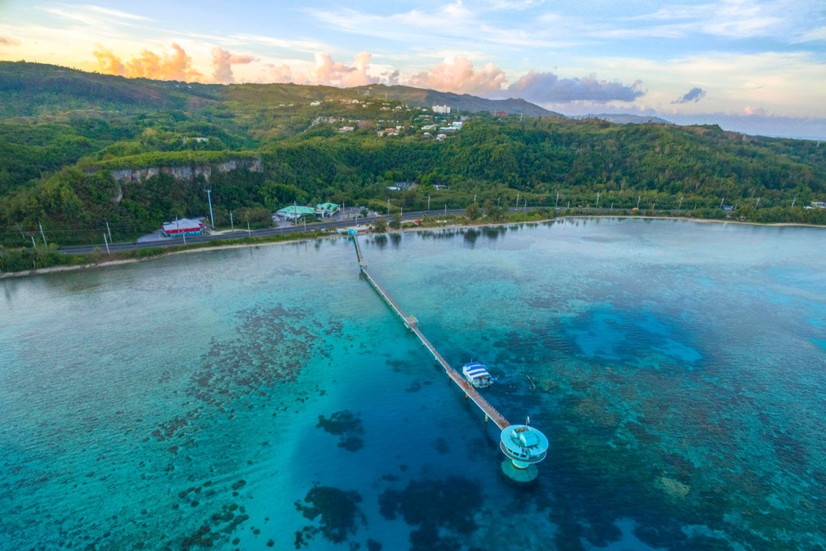 fisheye marine waterpark in piti, guam