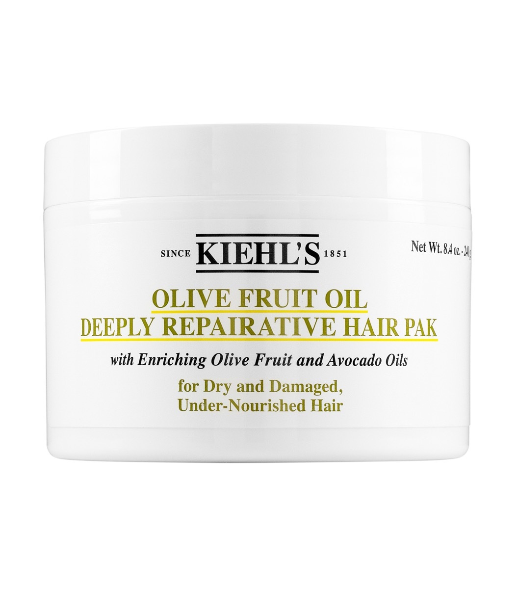 Kiehl's hair mask in tub packaging