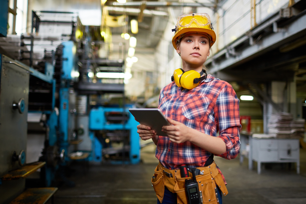 Woman in factory job jobs with high divorce rates