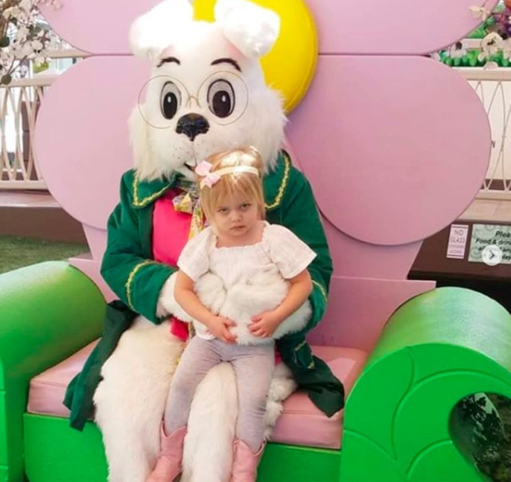 Easter bunny funny kid photos