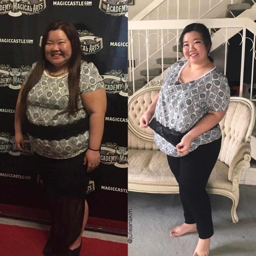 Julie Ana Kim, 72 pounds