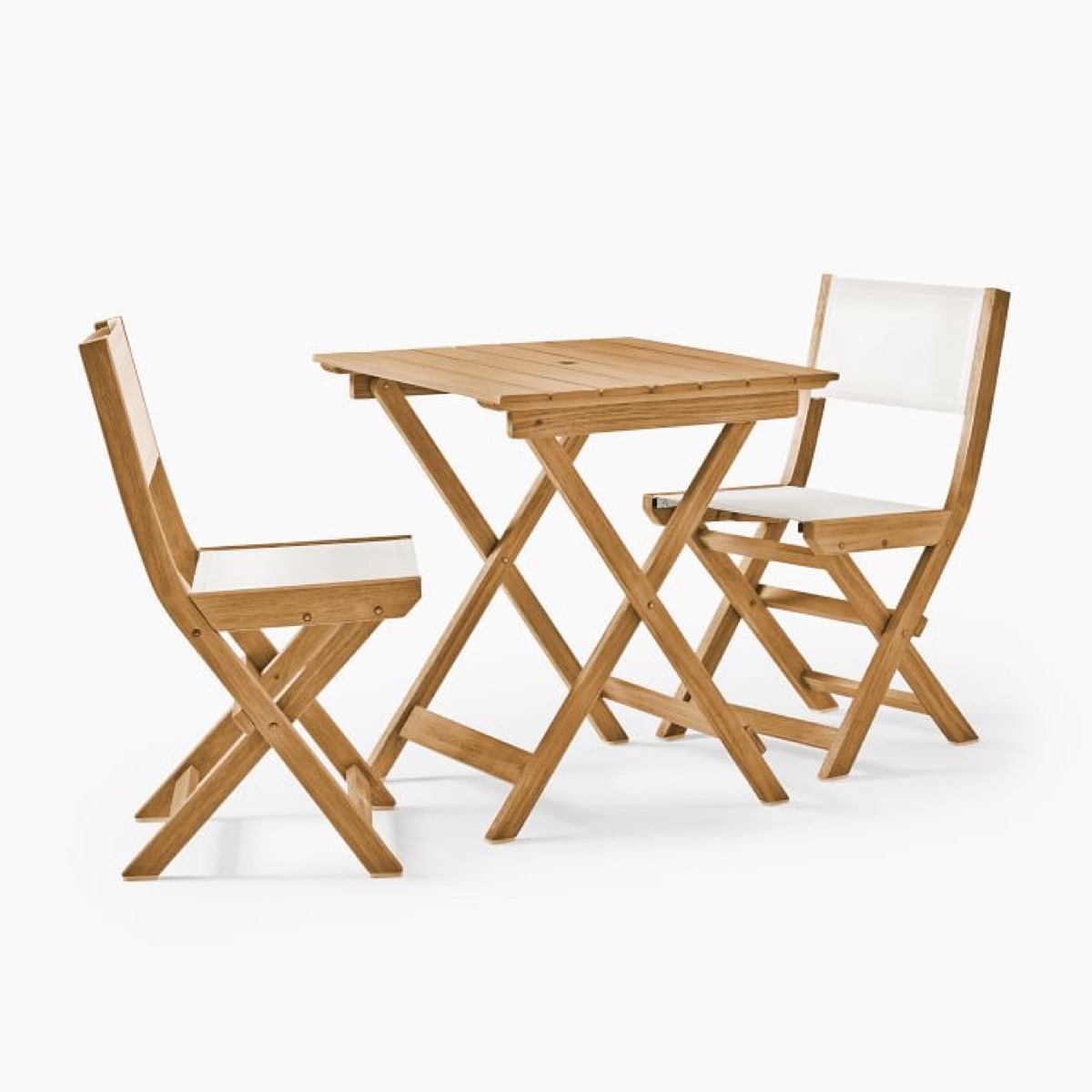 wooden bistro set