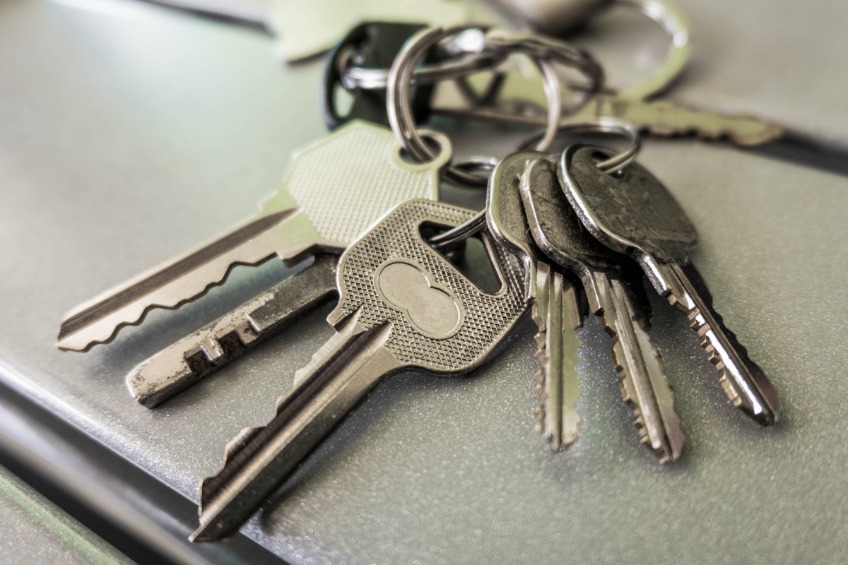 Set of Keys on the Counter