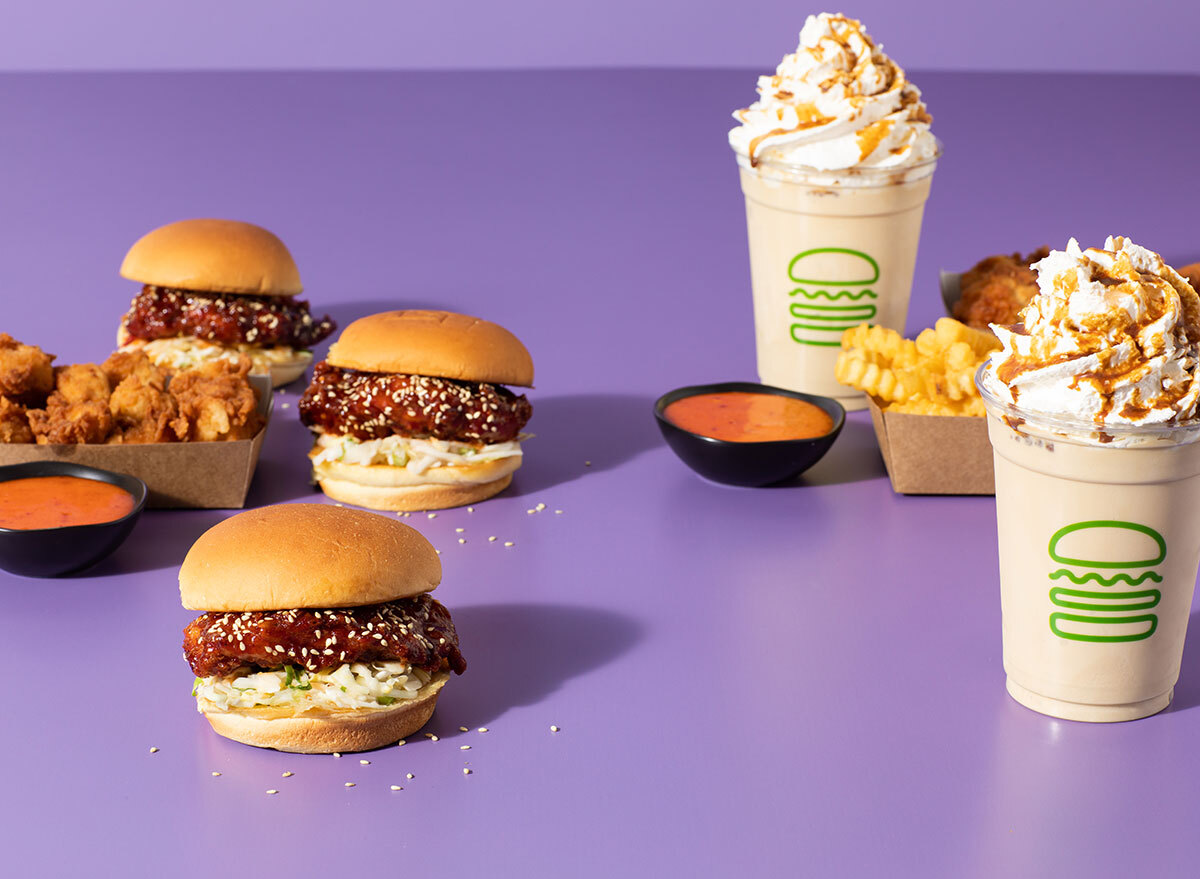 shake shack korean menu items