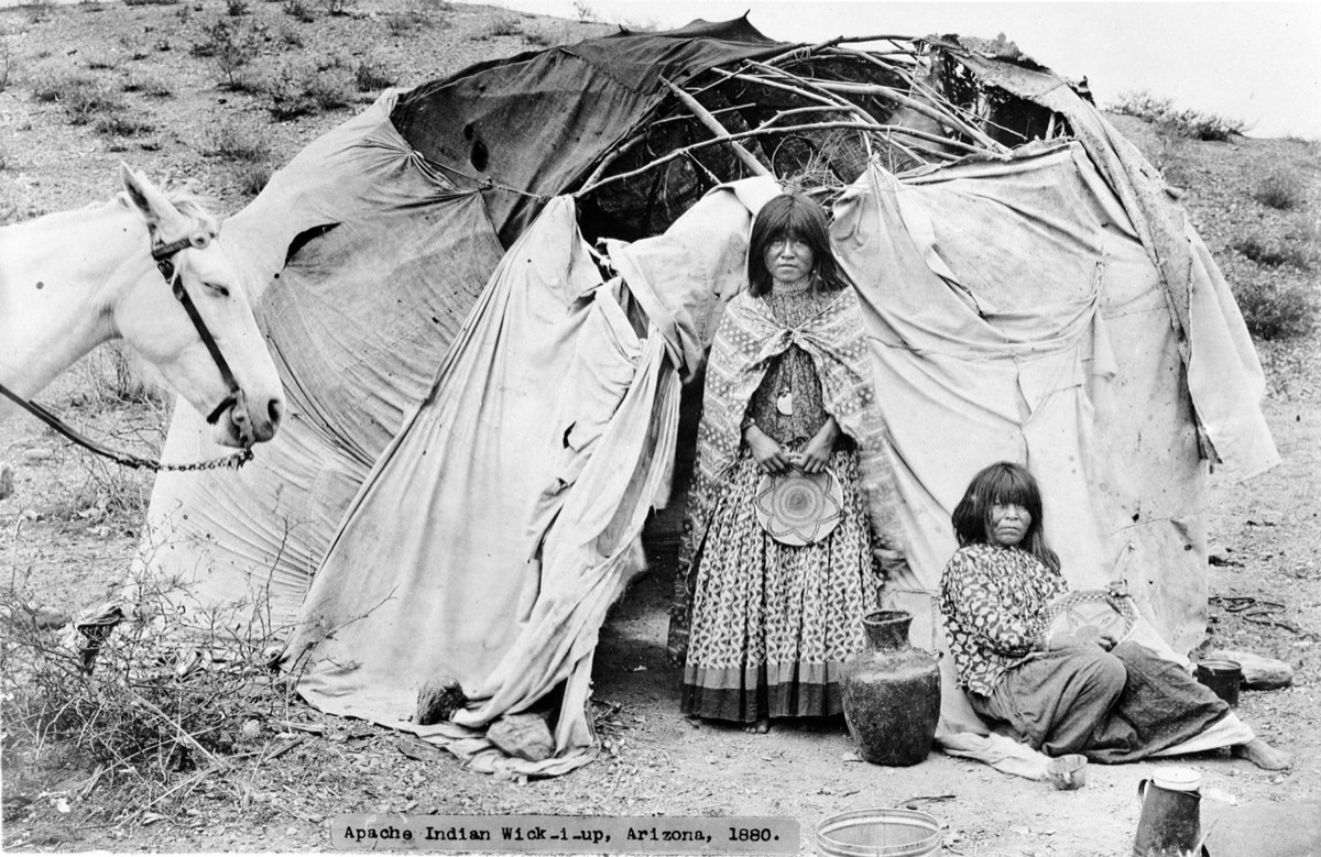 apache arizona tribe in a camp, most common street names