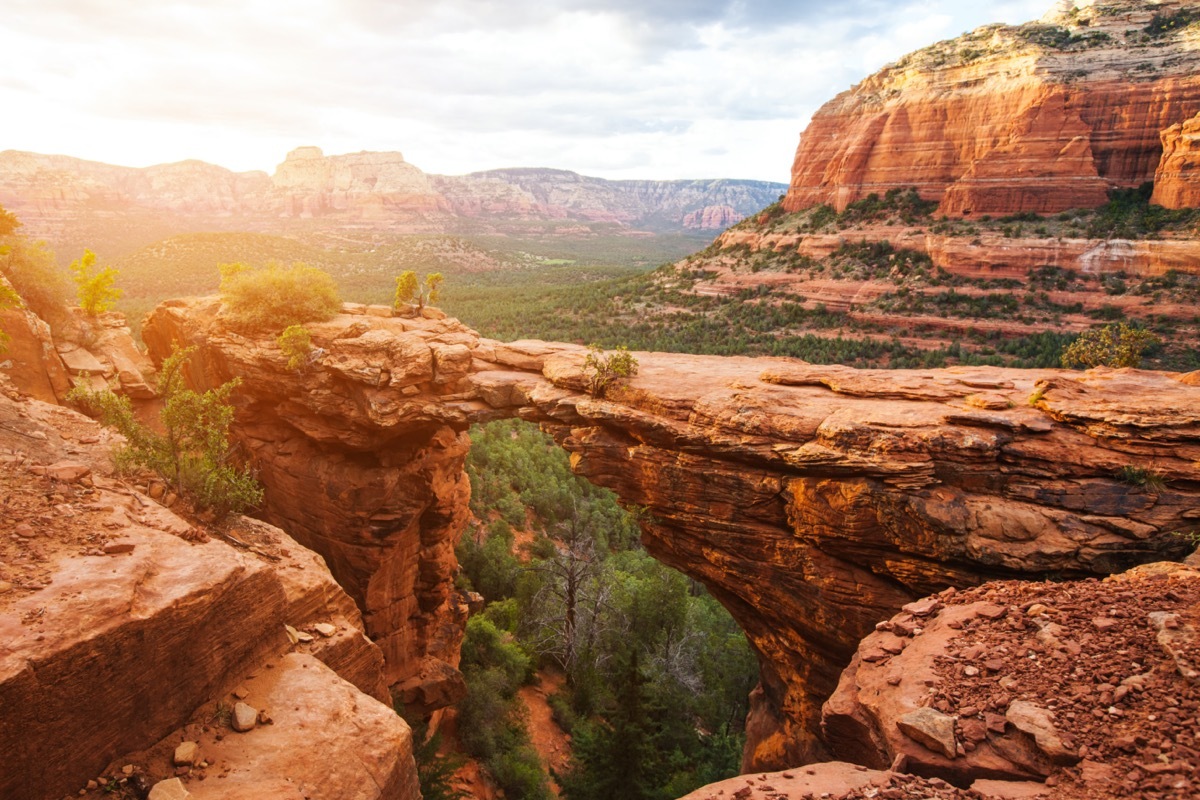 Devil's Bridge Trail scenic view panoramic landscape Sedona Arizona