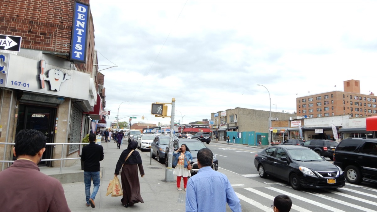 city street in jamaica queens