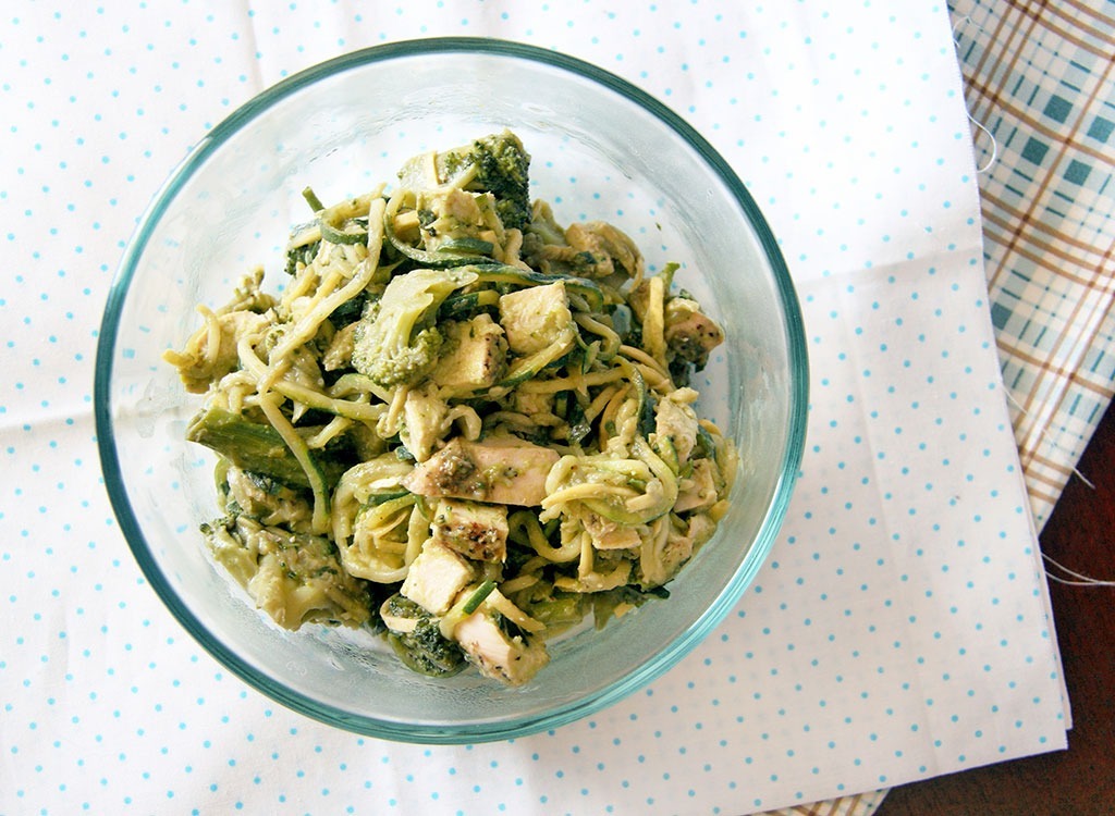 avocado turkey zoodles