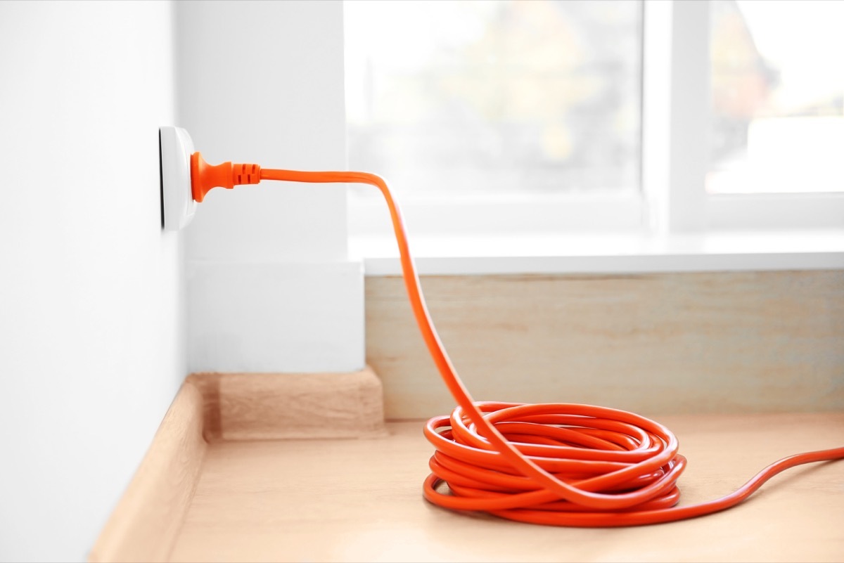 Orange Extension Cord