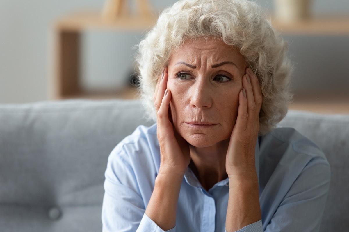 older woman concerned dementia and alzheimer's disease risk