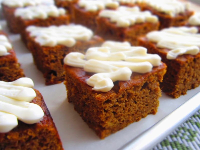 6. Pumpkin Bars - Top 10 Pumpkin Recipes to Try This Fall