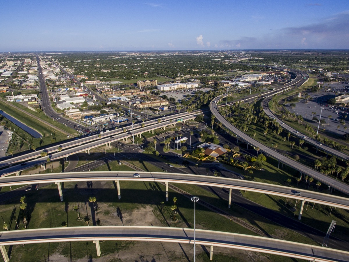 Road crossover Texas