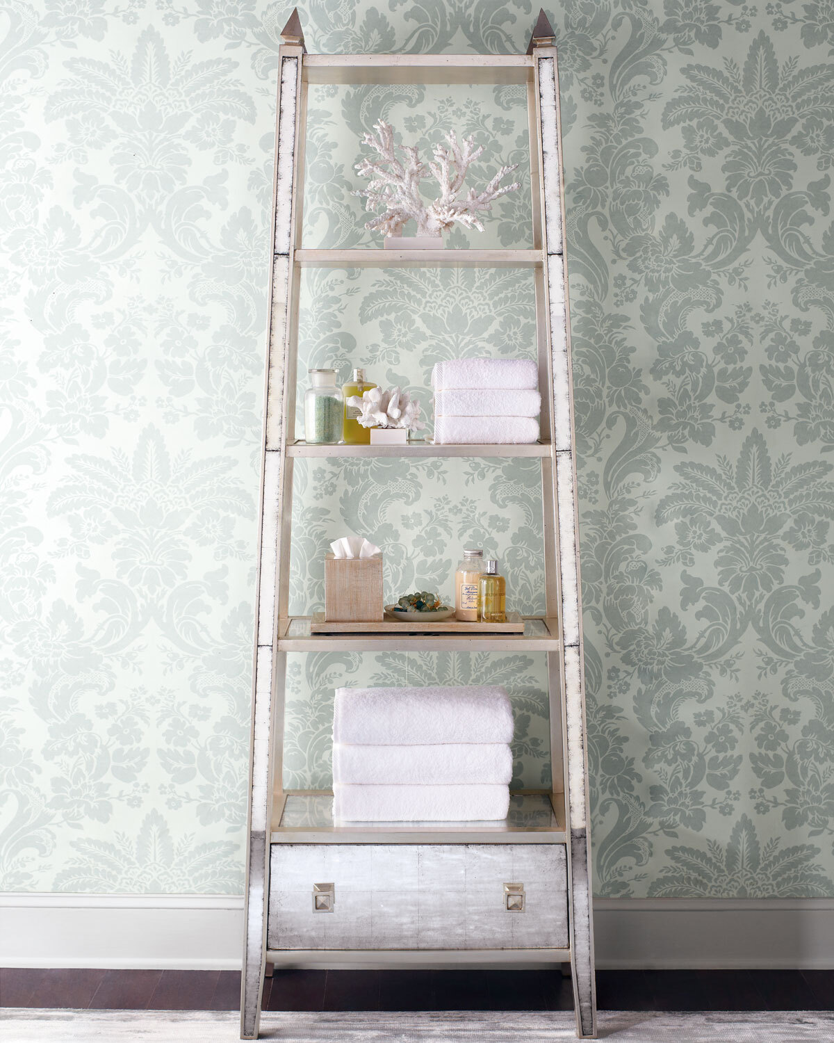 An etagere, a stylish home upgrade. 