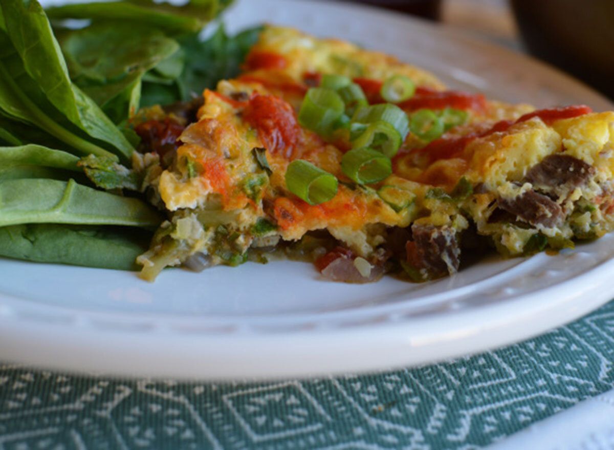 thai steak frittata