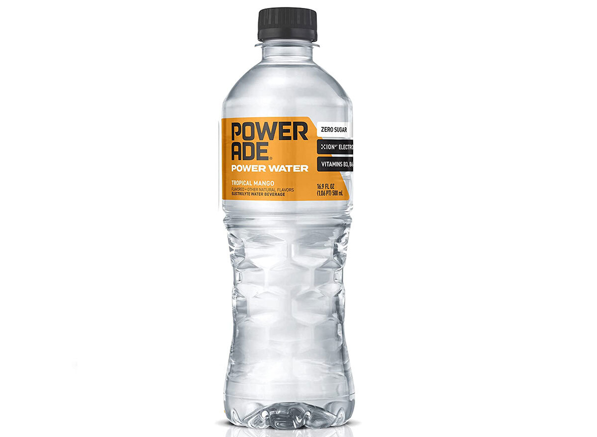 powerade power water tropical mango