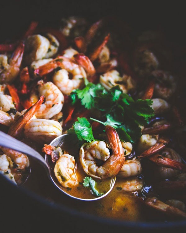 Shrimp recipes White Wine Garlic Chili Shrimp