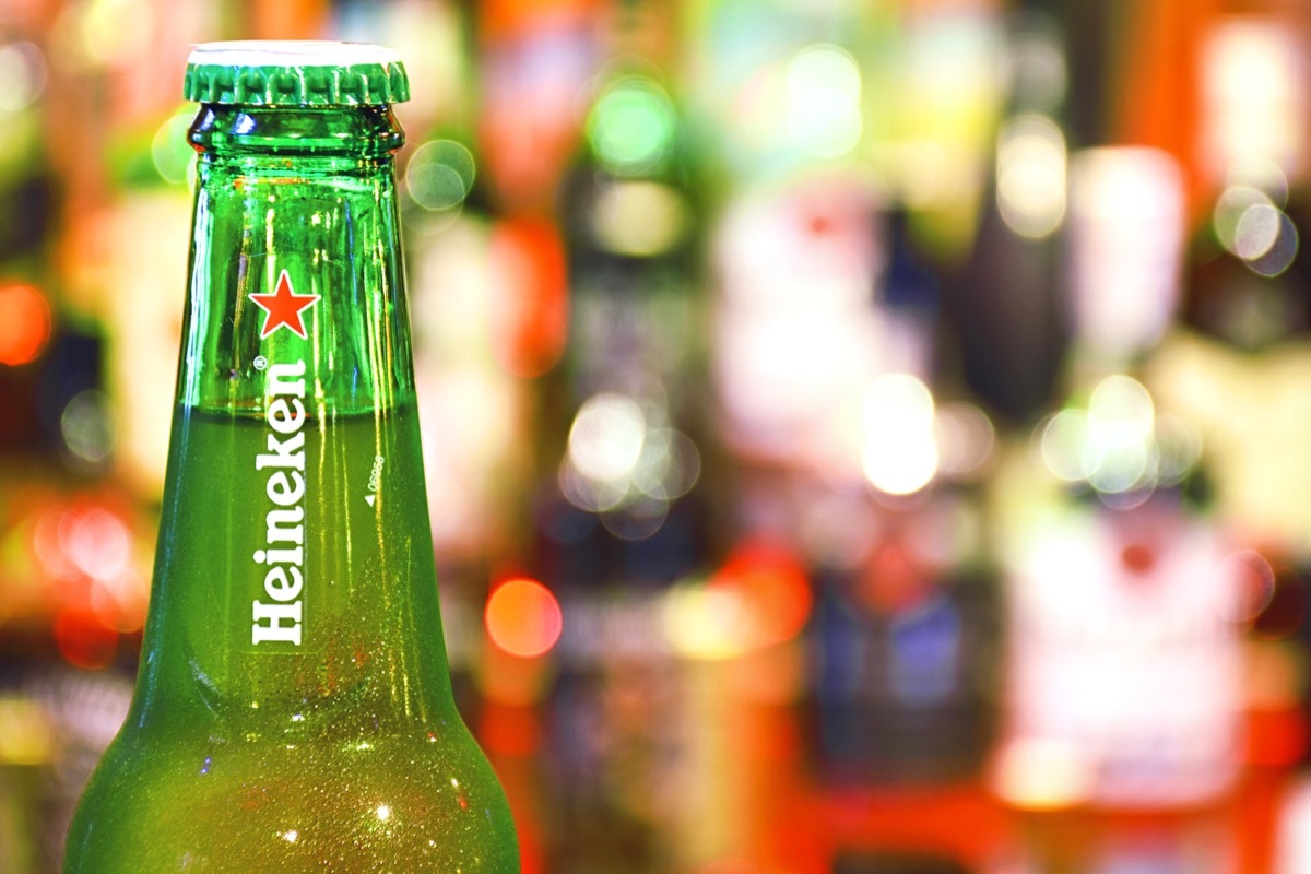 heineken beer bottle