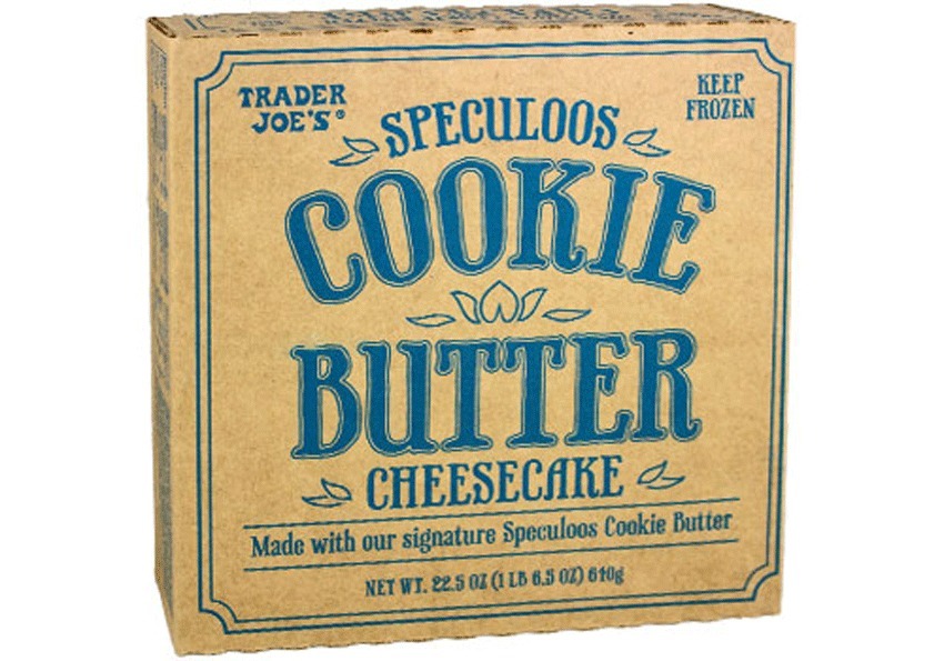 trader joes speculoos cookie butter cheesecake - best trader joe's frozen meals