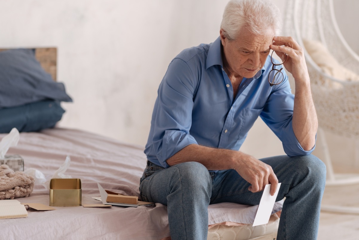 Older Man on the Bed ways we're unhealthy