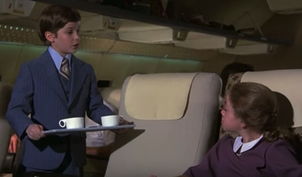 Coffee scene from Airplane