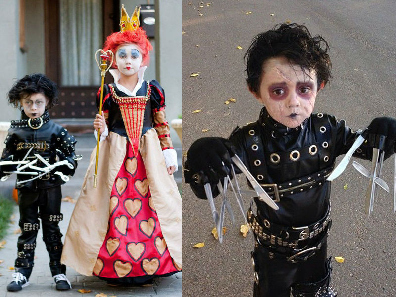 Edward Scissorshands - Hilarious ideas for kids' Halloween costumes