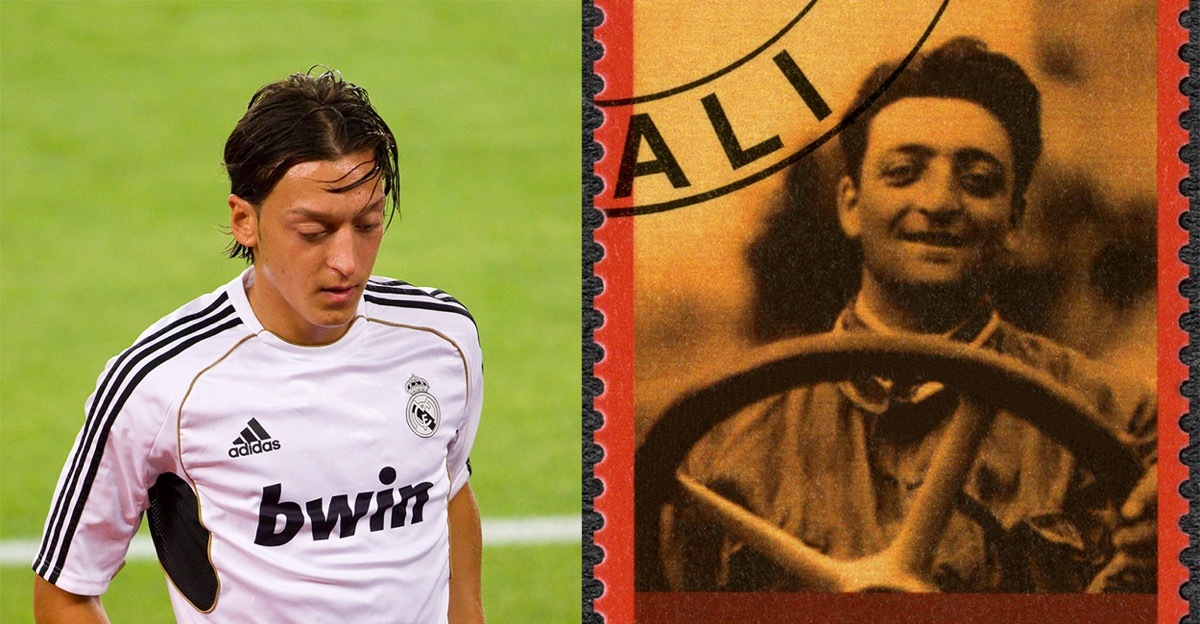 enzo ferrari mesut ozil, amazing coincidences