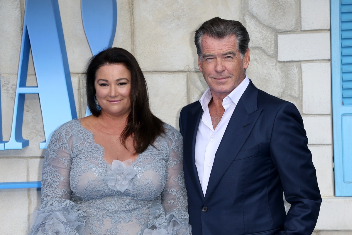 Keely Shaye Smith and Pierce Brosnan